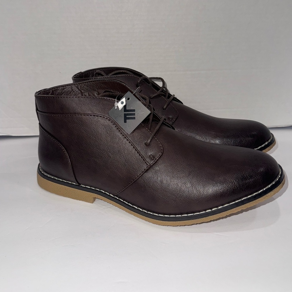 London Fog Brown Chukka Boots Brown Size 11